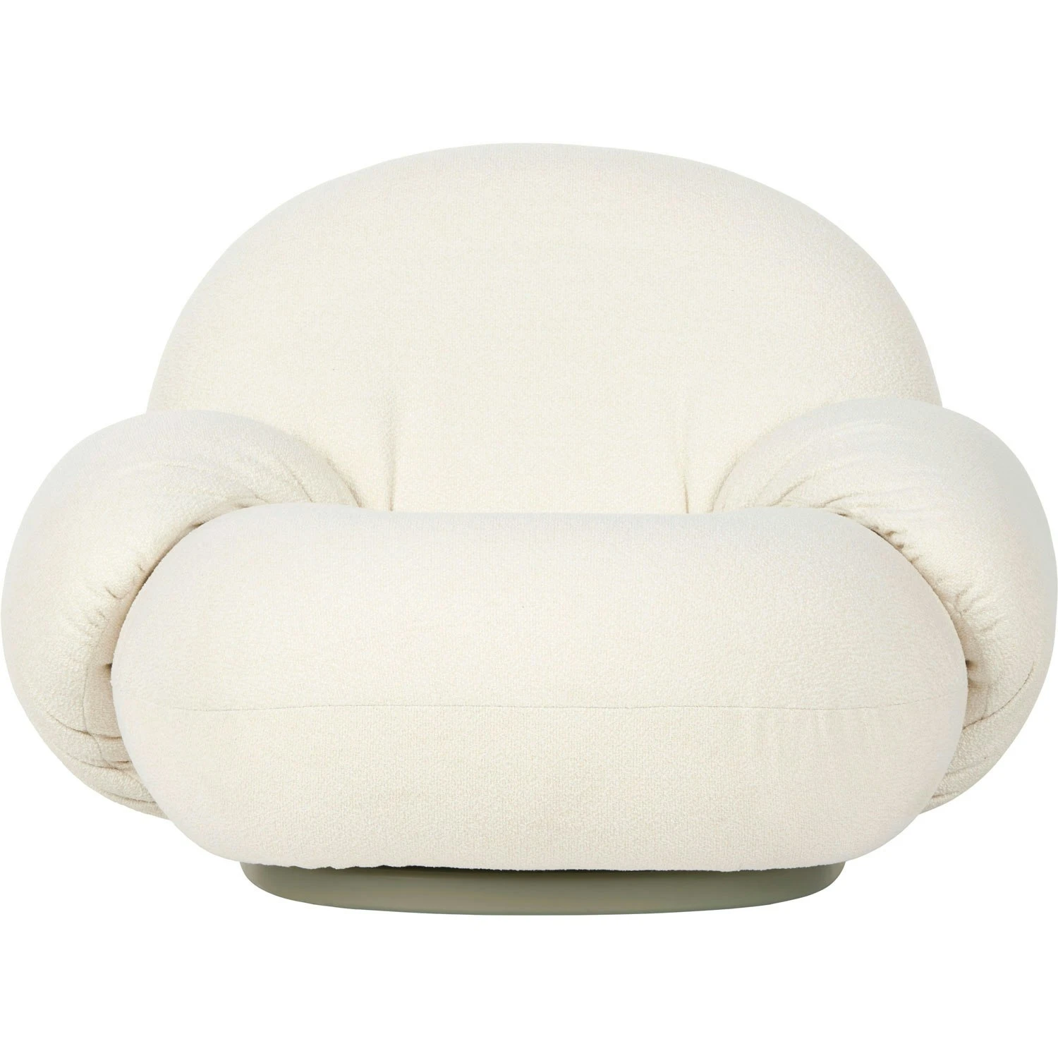 Gubi Pacha Outdoor Loungesessel Mit Armlehne, Limonta Lorkey 40, Moosgrüner Fuß 1 Gubi Pacha Outdoor Loungesessel Mit Armlehne, Limonta Lorkey 40, Moosgrüner Fuß