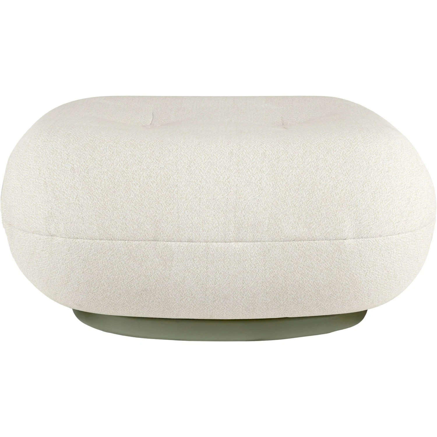 Gubi Pacha Outdoor Ottoman, Limonta Lorkey 40, Moosgrüner Fuß 1 Gubi Pacha Outdoor Ottoman, Limonta Lorkey 40, Moosgrüner Fuß