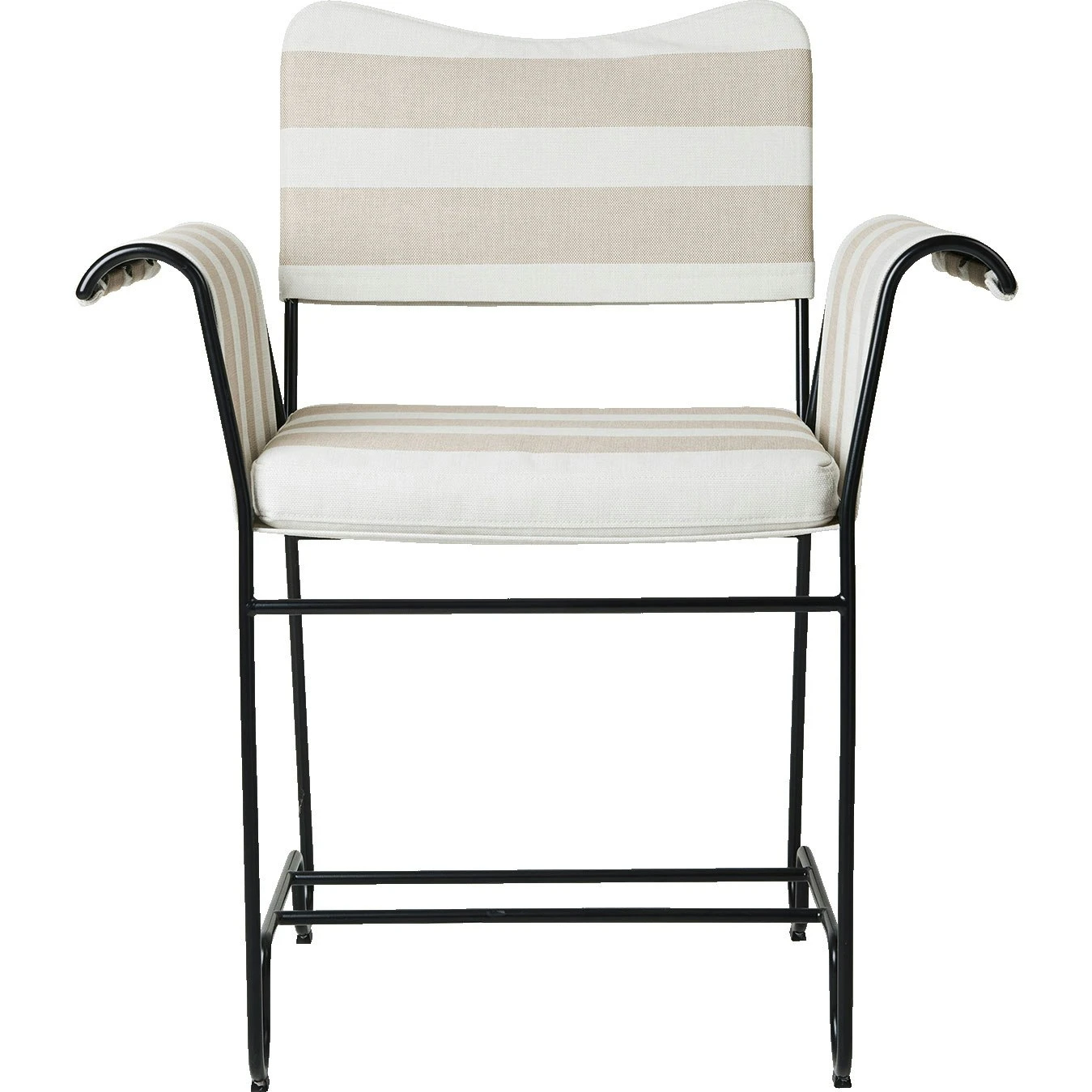 Gubi Tropique Esszimmerstuhl, Classic Black / Leslie Stripe 40 1 Gubi Tropique Esszimmerstuhl, Classic Black / Leslie Stripe 40