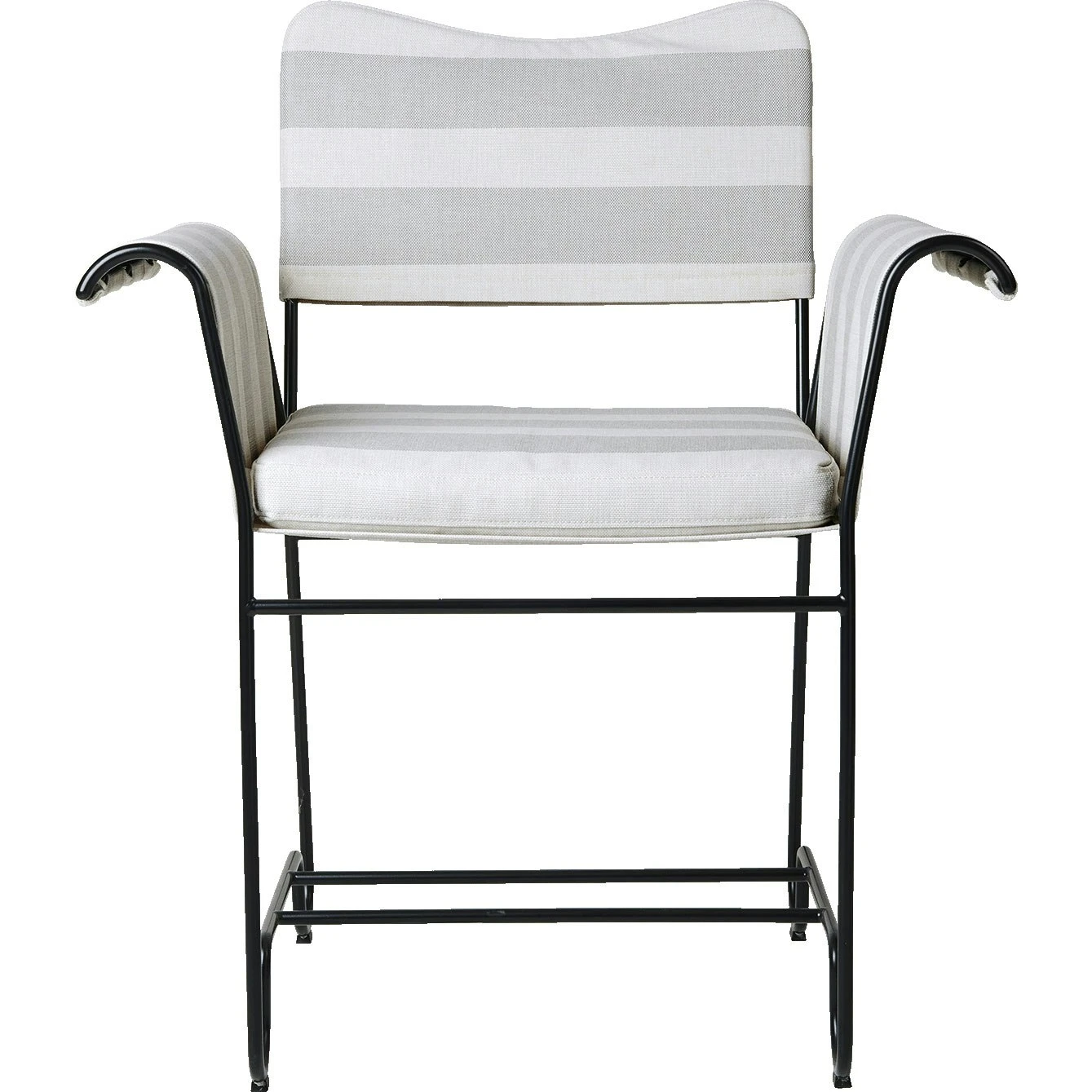 Gubi Tropique Esszimmerstuhl, Classic Black / Leslie Stripe 20 1 Gubi Tropique Esszimmerstuhl, Classic Black / Leslie Stripe 20