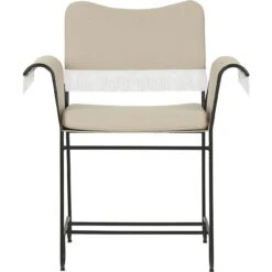 Gubi Tropique Esszimmerstuhl Mit Fransen, Classic Black / Leslie 12