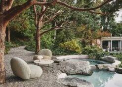 Gubi TS Outdoor Kaffeetisch Ø80x35 Cm, Schwarz/Weiß Travertin 8 Gubi TS Outdoor Kaffeetisch Ø80x35 Cm, Schwarz/Weiß Travertin -Hay || Brafab || Fatboy Verkäufe gubi ts outdoor coffee table 80 black white travertin 2