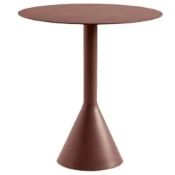 Hay Palissade Cone Tisch Ø70 Cm, Iron Red