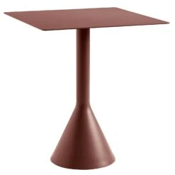 Hay Palissade Cone Tisch 65x65 Cm, Iron Red