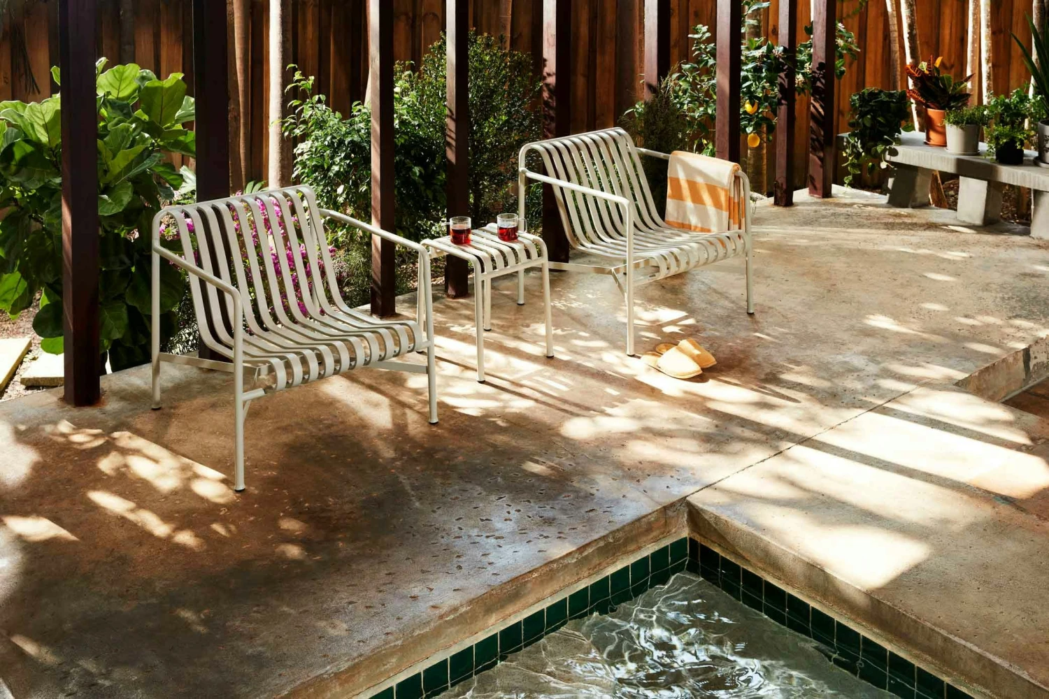 Hay Palissade Loungesessel Kurz, Sky Grey 4 Hay Palissade Loungesessel Kurz, Sky Grey – Bild 4