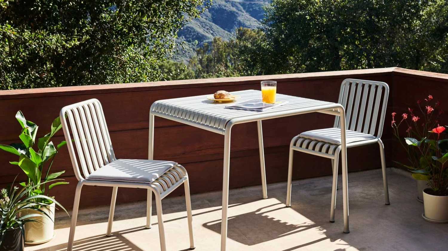 Hay Palissade Tisch 82,5x90 Cm, Grau 2 Hay Palissade Tisch 82,5x90 Cm, Grau – Bild 2