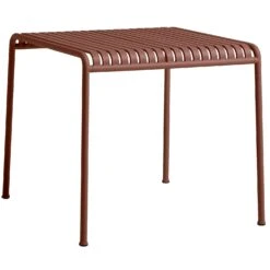 Hay Palissade Tisch 82,5x90 Cm, Iron Red