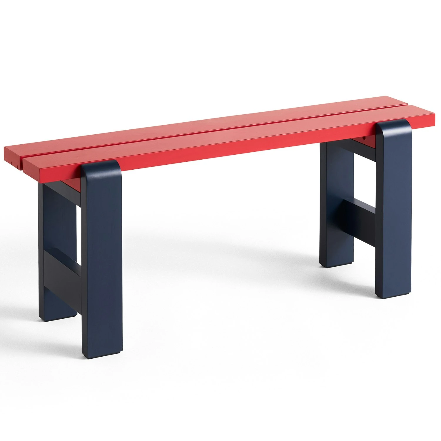 Hay Weekday Bank 23x111 Cm, Steel Blue/Weinrot 1 Hay Weekday Bank 23x111 Cm, Steel Blue/Weinrot