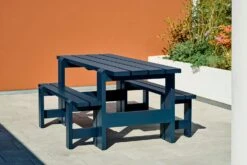 Hay Weekday Bank 23x140 Cm, Steel Blue -Hay || Brafab || Fatboy Verkäufe hay weekday bench l111 water based pinewood 60