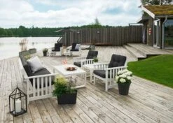 Gotland Loungetisch 60x120 Cm, Weiß -Hay || Brafab || Fatboy Verkäufe hillerstorp gotland lounge bord 60x120 cm vitt 5