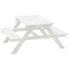 Picnic Mini Picknicktisch 48x90 Cm, Weiß