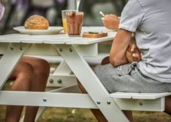 Picnic Mini Picknicktisch 48x90 Cm, Weiß 5 Picnic Mini Picknicktisch 48x90 Cm, Weiß -Hay || Brafab || Fatboy Verkäufe hillerstorp picnic mini svart 4