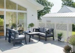 Stoltö Sofa, Orkangrau/Grau -Hay || Brafab || Fatboy Verkäufe hillerstorp stolto soffa orkangra inkluderad dynor 2