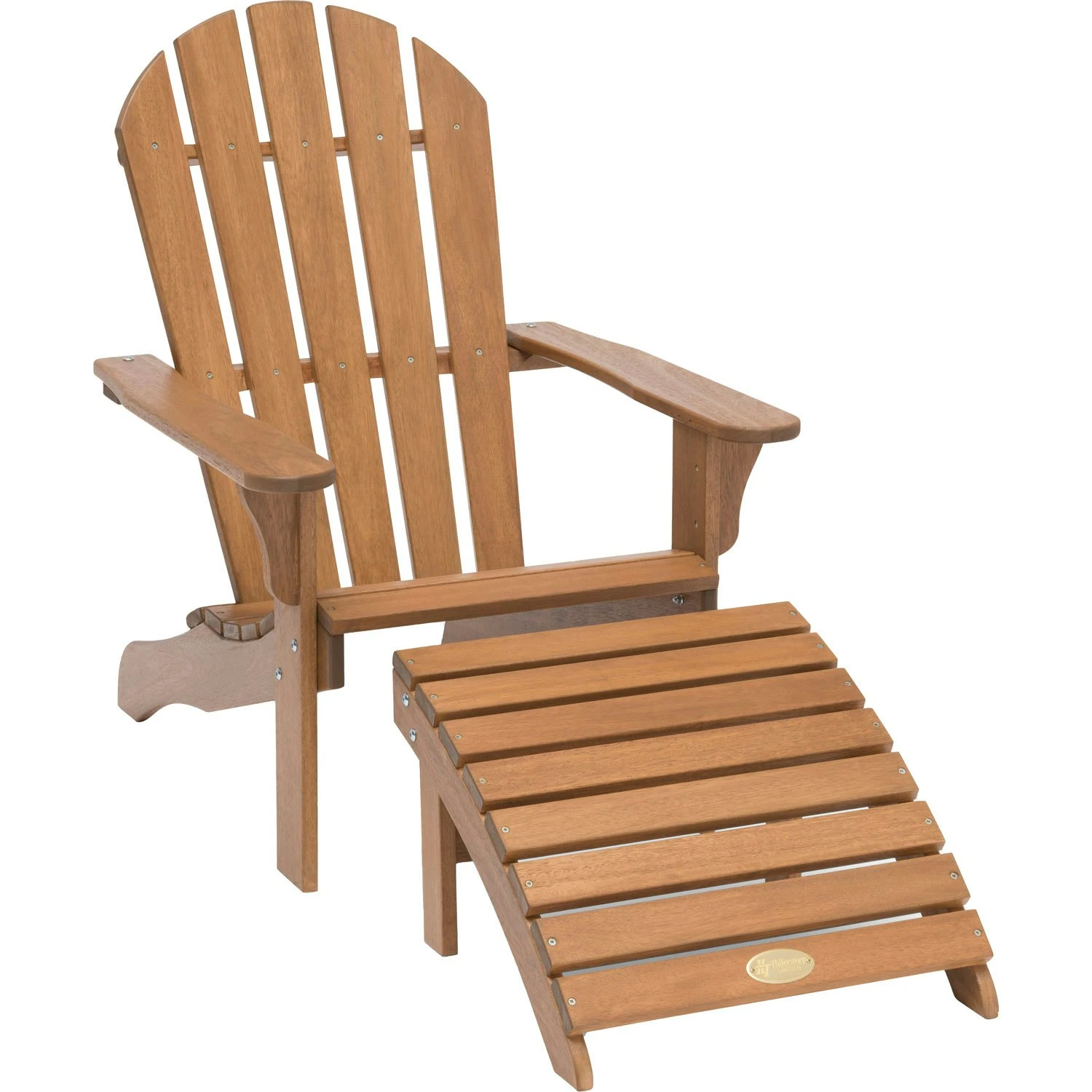 Tennessee Liegestuhl Mit Fußhocker, Wärmebehandelt Esche 1 Tennessee Liegestuhl Mit Fußhocker, Wärmebehandelt Esche