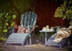 Tennessee Liegestuhl Mit Fußhocker, Stahlgrau 5 Tennessee Liegestuhl Mit Fußhocker, Stahlgrau -Hay || Brafab || Fatboy Verkäufe hillerstorp tennessee deckchair with footstool 9