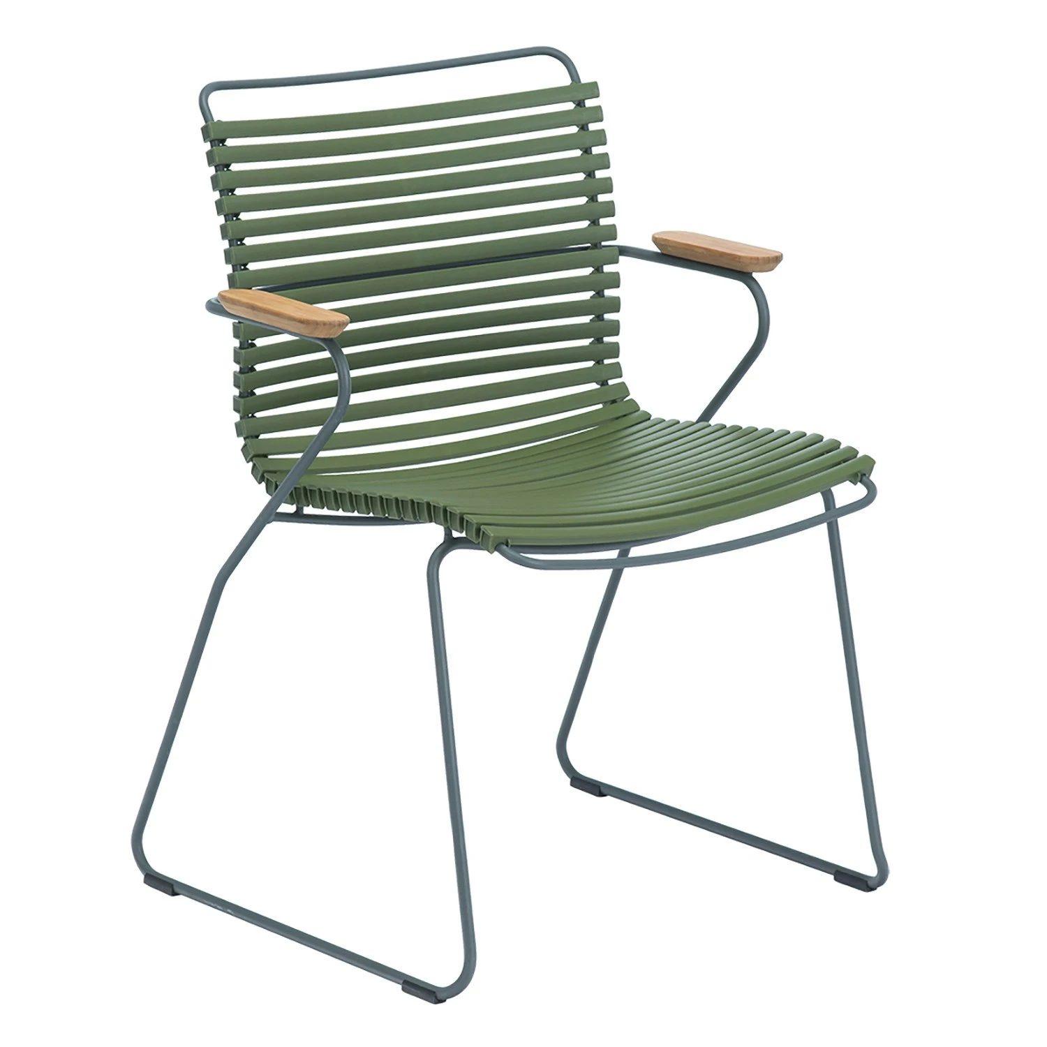 Click Dining Chair, Olive Green/Grey 1 Click Dining Chair, Olive Green/Grey
