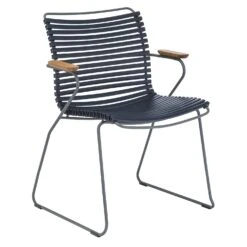 Click Dining Chair, Dark Blue/Grey