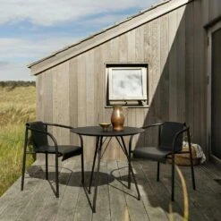 NAMI Stuhl Mit Armlehne, Schwarz -Hay || Brafab || Fatboy Verkäufe houe nami dining chair with armrest monoolive green 5