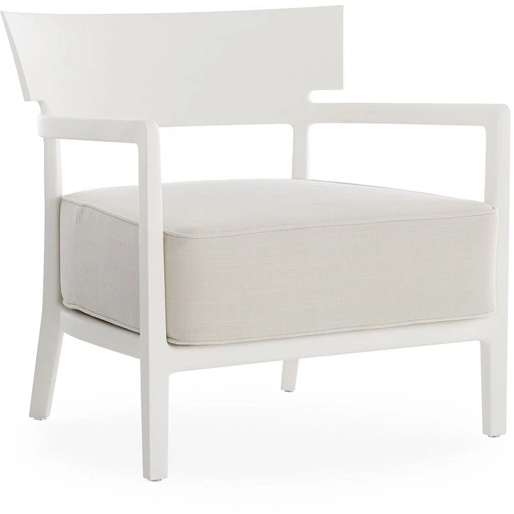 Kartell Cara Mat Sessel Im Freien Nutzbar, Weiß 1 Kartell Cara Mat Sessel Im Freien Nutzbar, Weiß