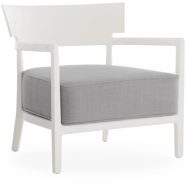 Kartell Cara Mat Sessel Im Freien Nutzbar, Grau / Weiß 1 Kartell Cara Mat Sessel Im Freien Nutzbar, Grau / Weiß