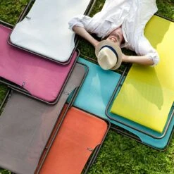 Lafuma Maxi Transat Colorblock Batyline® Iso Liegestuhl, Terre -Hay || Brafab || Fatboy Verkäufe lafuma maxi transat liegestuhl papagueno 1 2