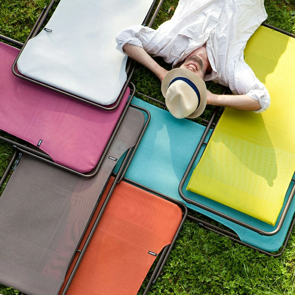 Lafuma Maxi Transat Batyline® Iso Liegestuhl, Terre 2 Lafuma Maxi Transat Batyline® Iso Liegestuhl, Terre – Bild 2