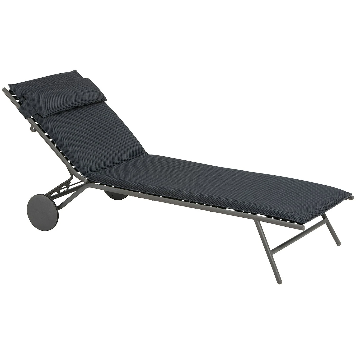 Lafuma Miami II BeComfort® Sonnenliege, Dunkelgrau 1 Lafuma Miami II BeComfort® Sonnenliege, Dunkelgrau