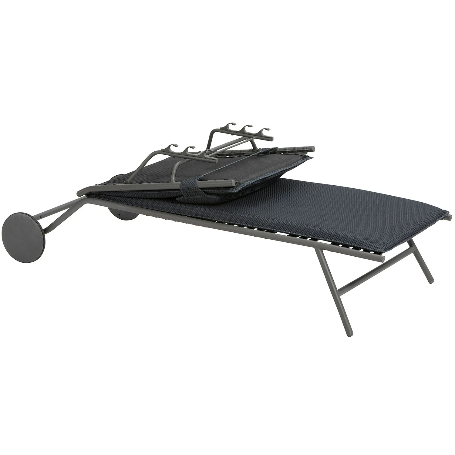 Lafuma Miami II BeComfort® Sonnenliege, Dunkelgrau 2 Lafuma Miami II BeComfort® Sonnenliege, Dunkelgrau – Bild 2