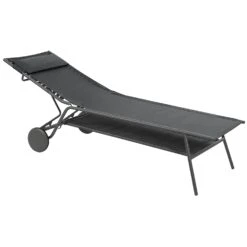 Lafuma Miami Batyline® Duo Hohe Sonnenliege, Obsidian 9 Lafuma Miami Batyline® Duo Hohe Sonnenliege, Obsidian -Hay || Brafab || Fatboy Verkäufe lafuma sunbed miami high duo galet titane 8