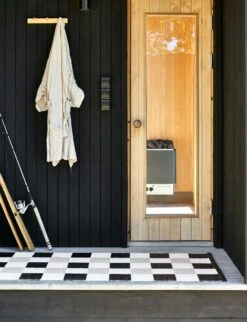 Pix Teppich Schwarz / Vanilla / Beige, 70x300 Cm -Hay || Brafab || Fatboy Verkäufe pappelina pix rug black vanilla beige 2 1