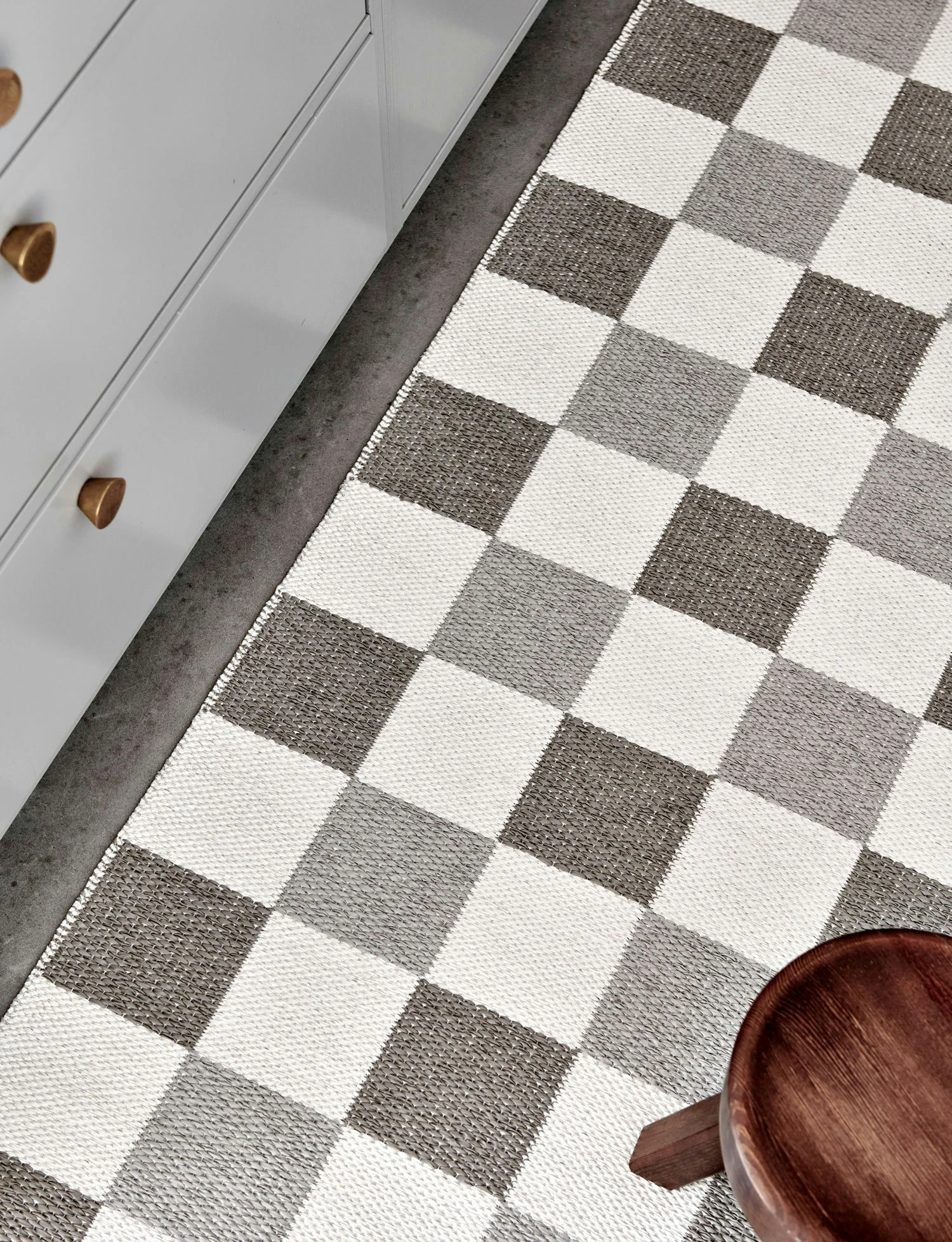 Pix Rug Dark Linen / Vanilla / Linen, 70x160 Cm 2 Pix Rug Dark Linen / Vanilla / Linen, 70x160 Cm – Bild 2