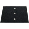 Peg Rug 70x60 Cm, Black/Lin