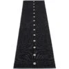 Peg Rug 70x280 Cm, Black/Lin