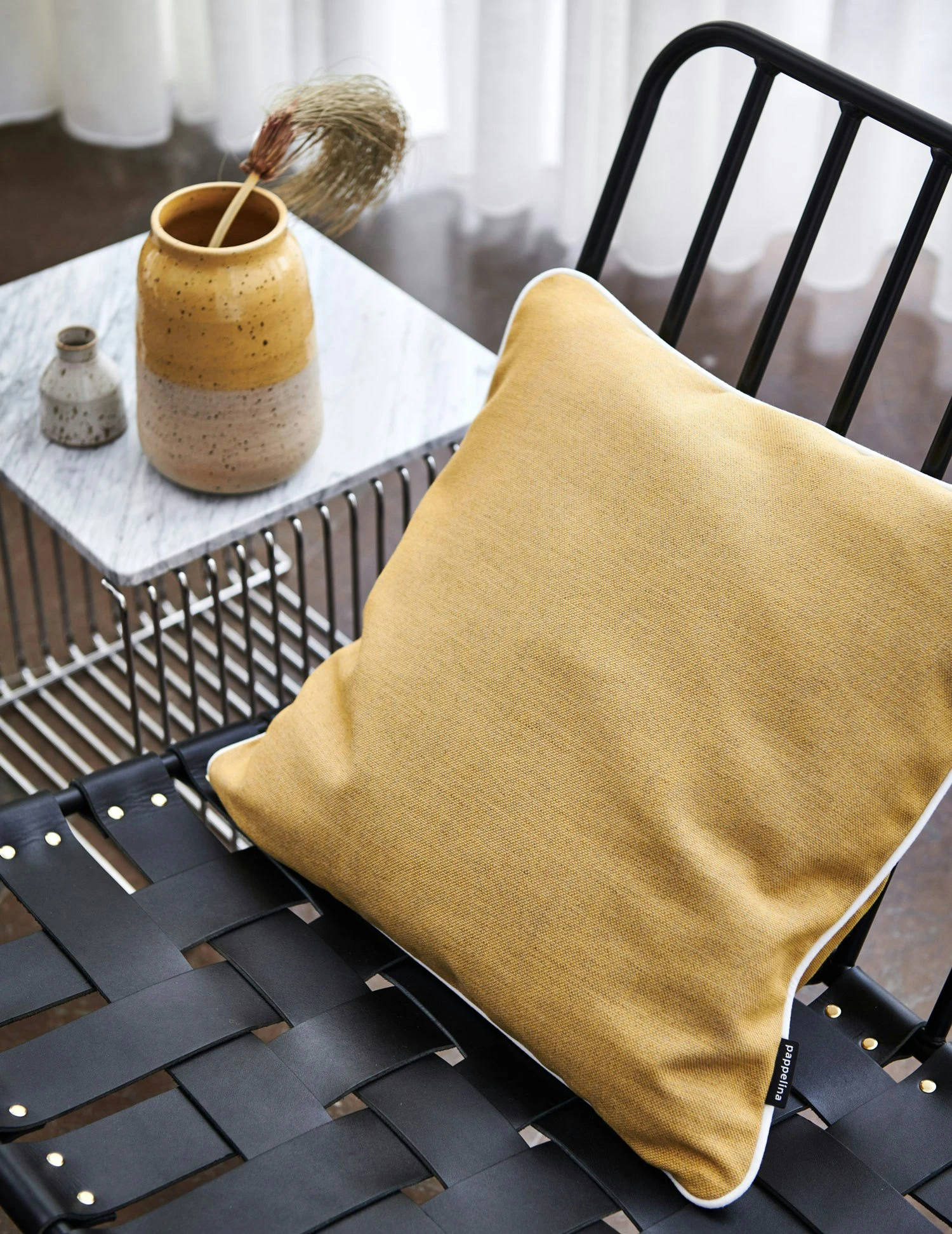 Sunny Kissen Bernsteingelb, 44x44 Cm 2 Sunny Kissen Bernsteingelb, 44x44 Cm – Bild 2