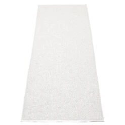 Svea Matte 70x240 Cm, Metallic White/White