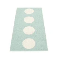 Vera One Fußmatte 70x150cm, Turquoise/Vanilla