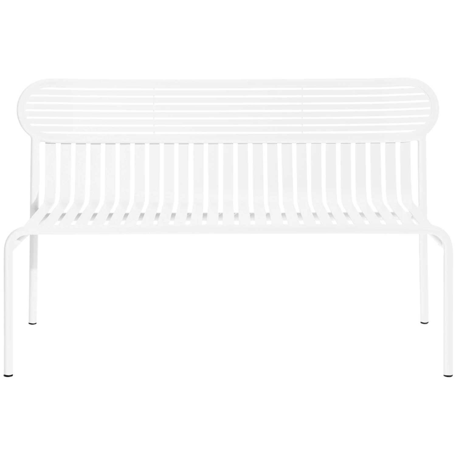 Week-End Gartenbank 121 Cm, Weiß 2 Week-End Gartenbank 121 Cm, Weiß – Bild 2
