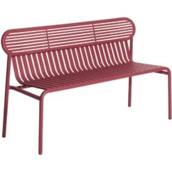 Week-End Gartenbank 121 Cm, Burgunderrot