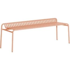 Week-End Bank Ohne Rückenlehne, Blush