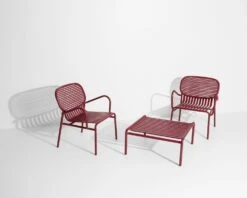 Week-End Kaffeetisch 60x69 Cm, Burgunderrot -Hay || Brafab || Fatboy Verkäufe petite friture week end coffee table 8