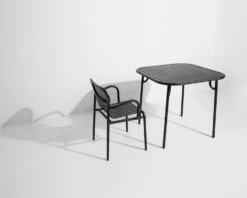 Week-End Esstisch 85x85 Cm, Schwarz -Hay || Brafab || Fatboy Verkäufe petite friture week end dining table square black 11
