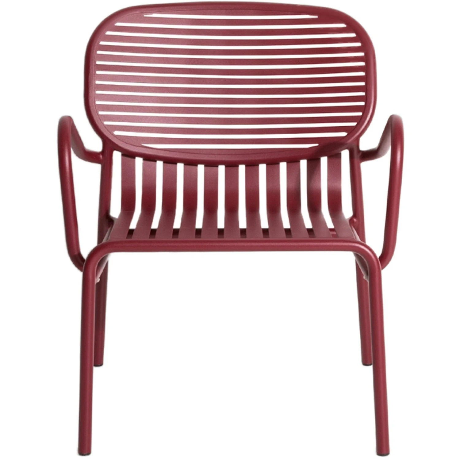 Week-End Lounge Stuhl, Burgunderrot 2 Week-End Lounge Stuhl, Burgunderrot – Bild 2