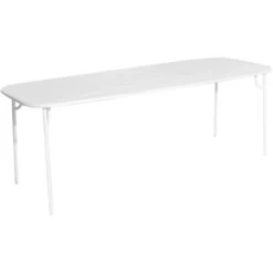 Week-End Esstisch Groß, 85x220 Cm, Weiß